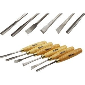 ROX Wood 15399063 Ahşap Oyma Iskarpela Seti 6 Parça Ahşap Kutulu