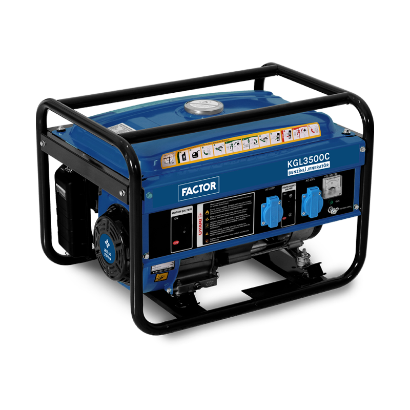 FACTOR FACKGL3500C 3.5 KVA BENZİNLİ İPLİ JENERATÖR