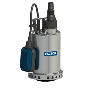 FACTOR 550W Paslanmaz Gövdeli Temiz Su Drenaj Pompası FACCS550INOX-N