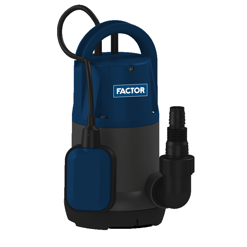 FACTOR 550W Plastik Gövdeli Temiz Su Drenaj Pompası FACCS550P-N