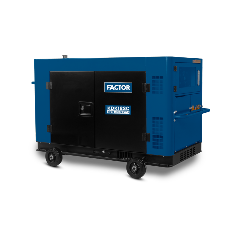 FACTOR 12 KVA DİZEL SU SOĞUTMALI JENERATÖR KABİNLİ