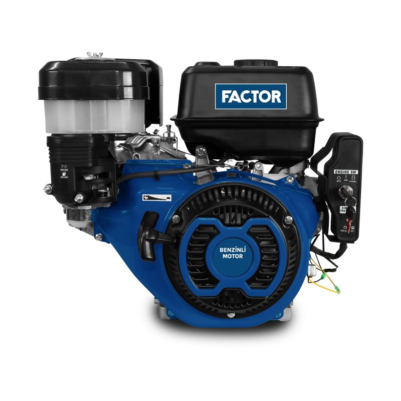 FACTOR 18 HP BENZİNLİ MOTOR İPLİ & MARŞLI KAMALI